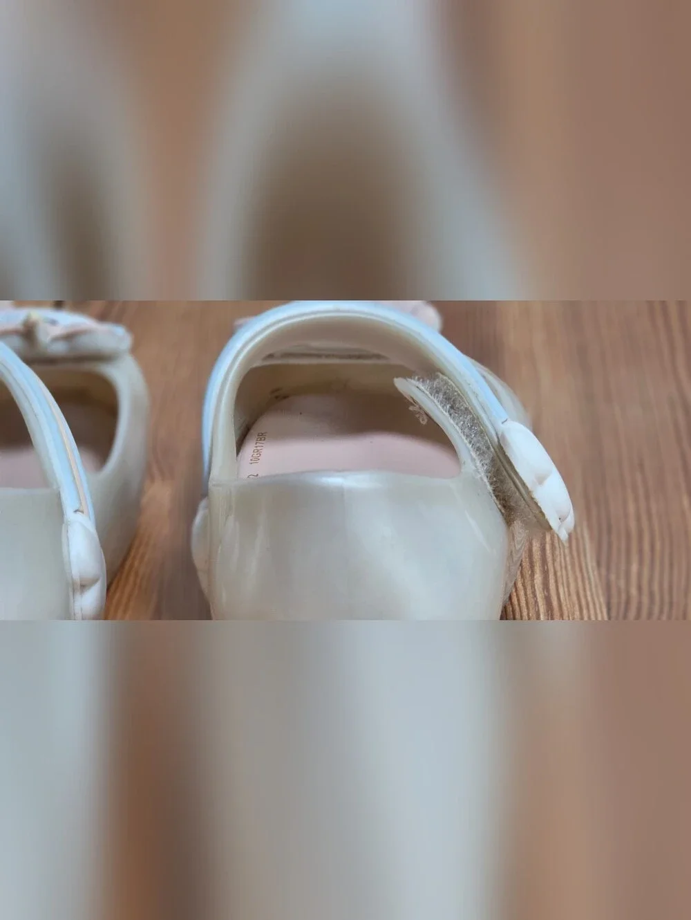 Mini Melissa Girls' Unicorn Jelly Mary Jane Shoes in Cream